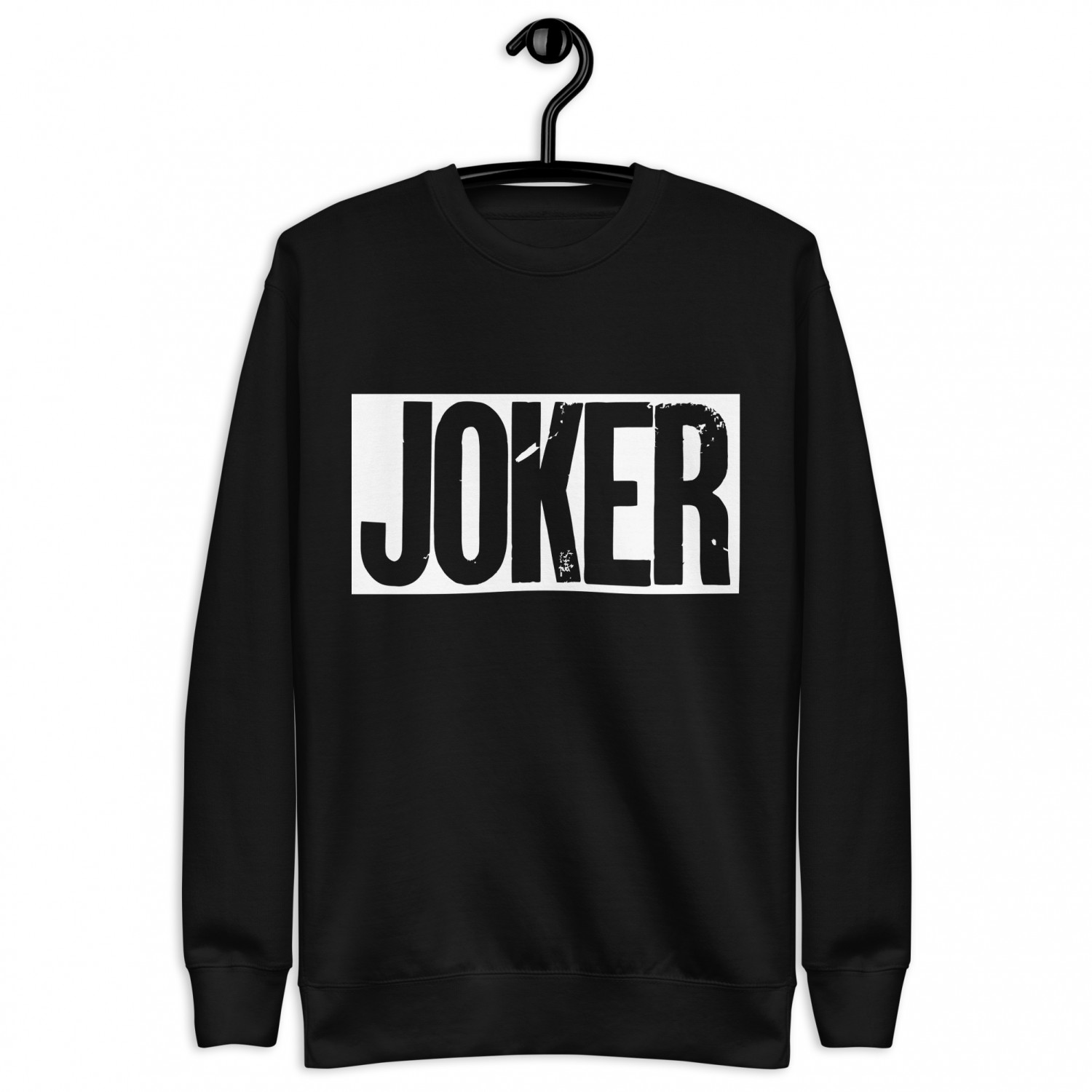 Buy a warm sweatshirt with Joker print